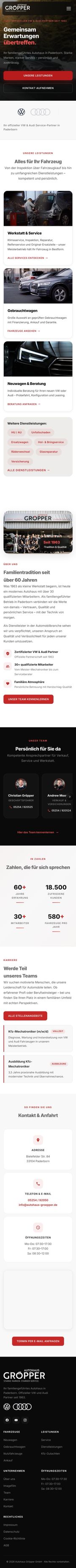 Autohaus Gröpper — Mobile