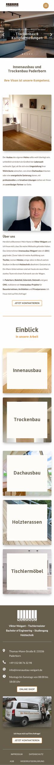 Innenausbau Weigant — Mobile
