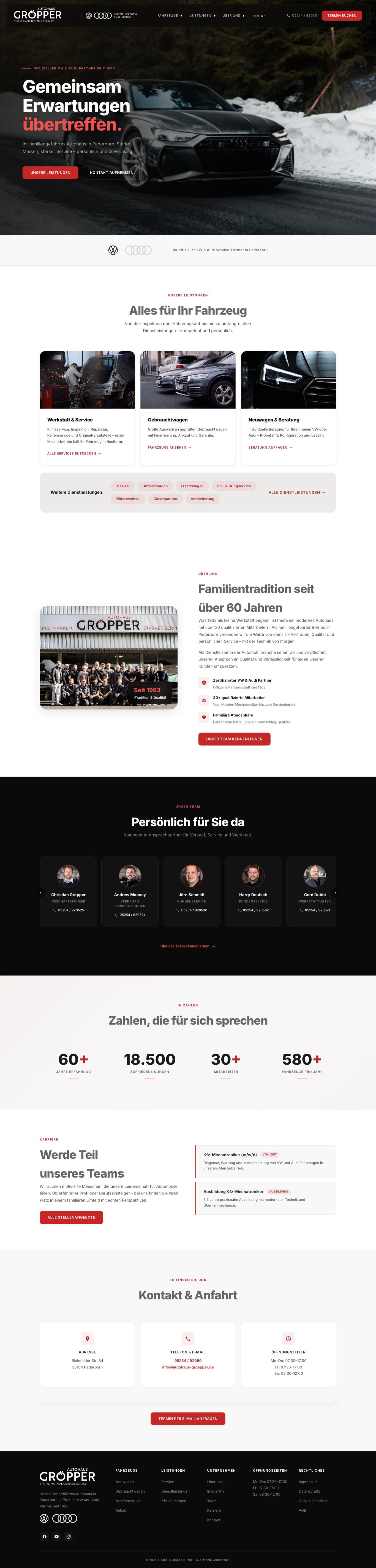 Autohaus Gröpper — Desktop