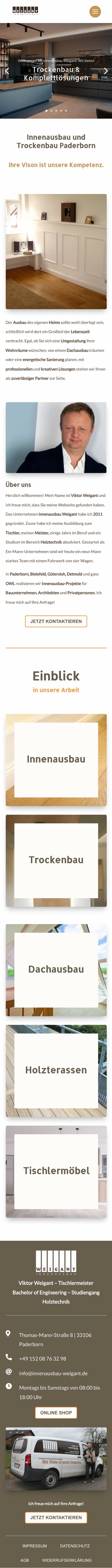 Innenausbau Weigant — Mobile